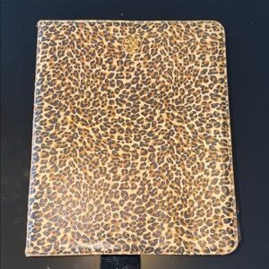 Tory Burch Leopard Print Laptop Sleeve